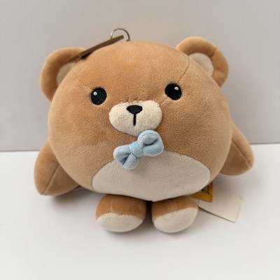 Miniso Eggy Party Teddy Bear Plush 8  Rubber Keychain Charm NetEase Games