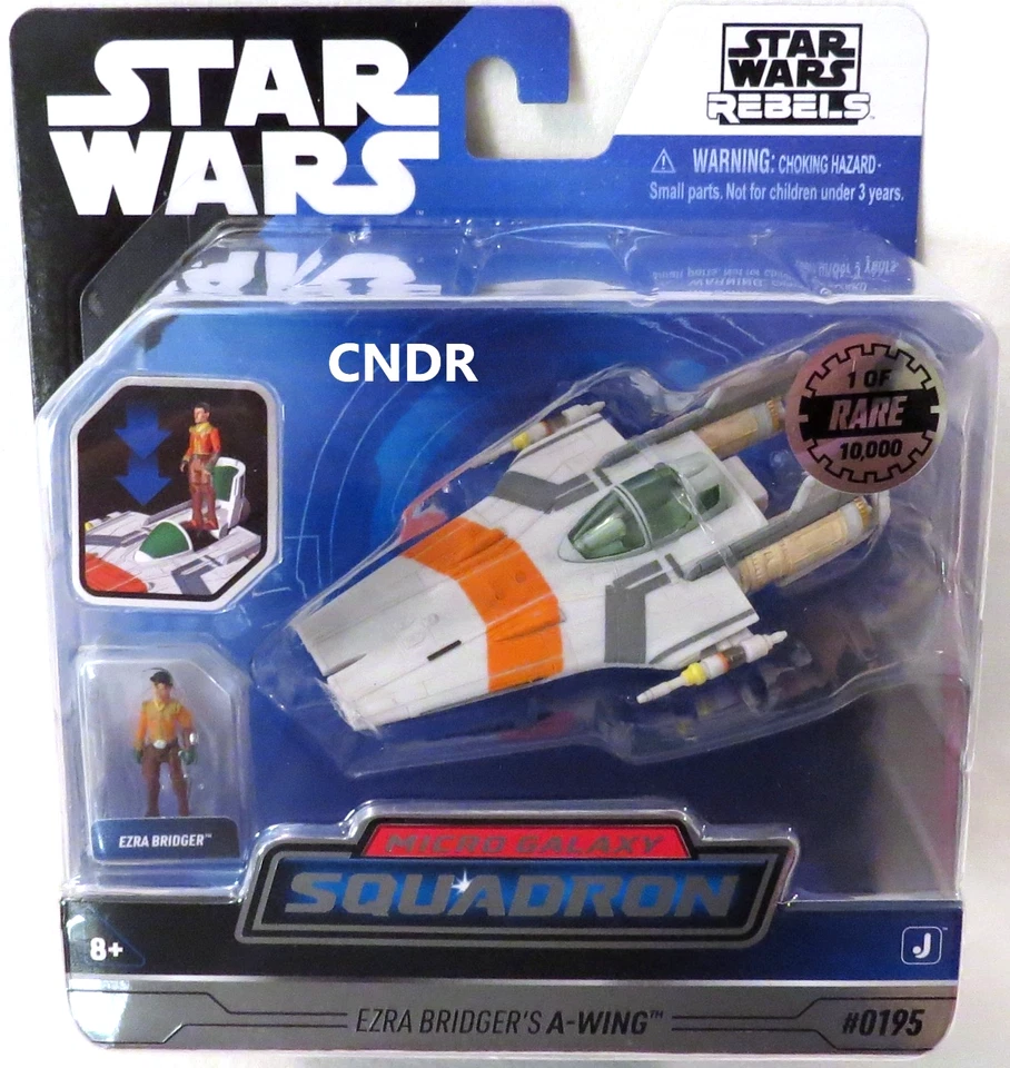 Star Wars Micro Galaxy Squadron *RARE CHASE* Ezra Bridger's A-Wing 1/10000 Ser 9 - Image 3 of 4