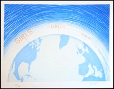 Ed Ruscha Lithograph [COA Original Signed] Limited Edition Hand Numbered 180 Ex-