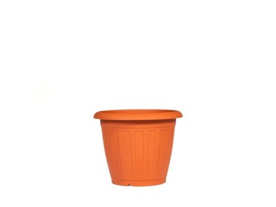 Stefanplast Blumentopf Venezia Aus Kunststoff, Terracotta, 18Cm