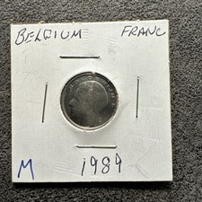 1989 Belgium, Belgique 1 Franc Magnetic