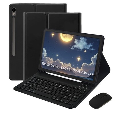 Keyboard Case for Samsung Galaxy Tab S10 Lite / S10 FE / S9 FE / S9 10.9-11 Inch