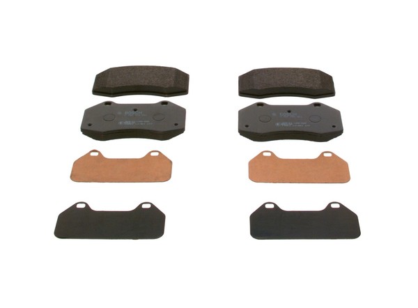 Bosch 0 986 494 551 Bremsbelagsatz, Scheibenbremse FüR Alpine, Renault-image