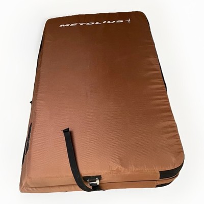 Metolius Crash Pad Brown/Black Climbing Bouldering Equipment EXCELLENT 