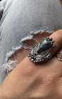 Turquoise Earrings And Turquoise Ring Size 5 6 7 — photo 3
