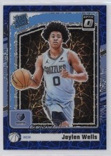 2024-25 Panini Donruss Optic Rated Rookie Blue Velocity Prizm Jaylen Wells 1mc5