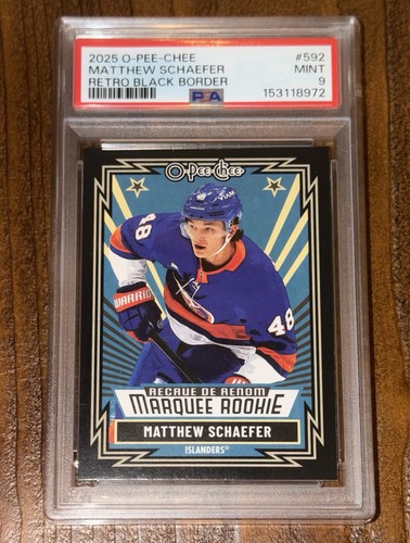 Matthew Schaefer [Retro Black Border] #592 2025 O-Pee-Chee card