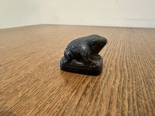 Peso da oppio in bronzo Birmania A Forma Di Rospo Raro