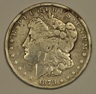 1878-CC $1 Morgan Silver dollar VG Details