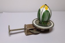 Vintage 1960s tin soviet era thumberlina toy spinner petals flower spinning