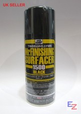 GSI Creos Mr Hobby Mr Finsihing Surfacer 1500 Black B526 170ml Spray Paint
