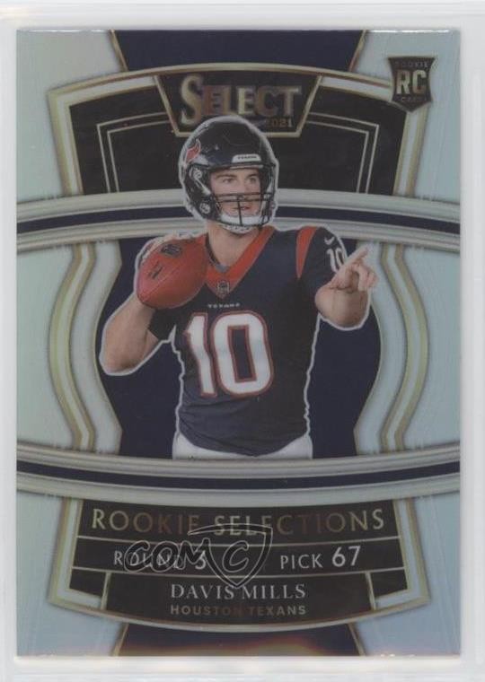 2021 Panini Select Rookie Selections Silver Prizm Davis Mills #RS-25 uk2