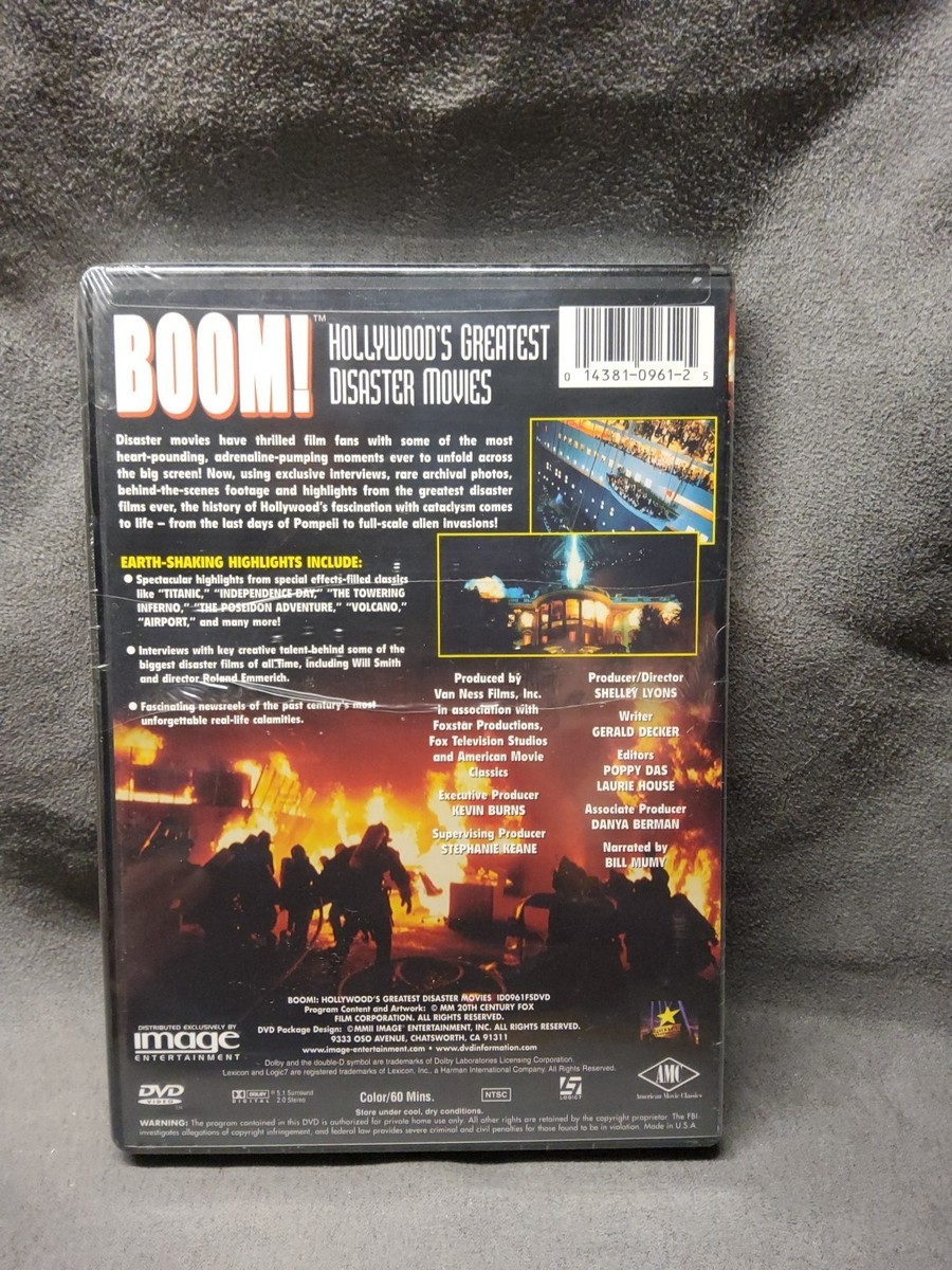 Boom-Hollywood's Greatest Disaster Movies (DVD, 2000) 14381096125