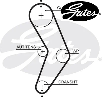 TIMING BELT KIT K015662XS GATES I - Picture 1 of 4