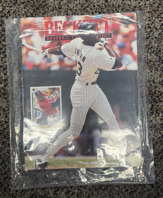 Beckett Baseball Card Monthly Issue #109 Michael Jordan Batting