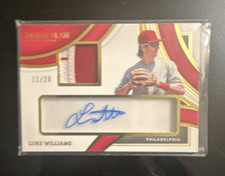 2022 Panini Immaculate Collection Luke Williams Auto Patch #ICP-LW /26