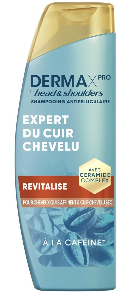Shampooing Head & Shoulders Derma X hydratant lot de 3 pour éliminer les pellicules sèches