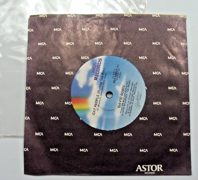 David Bowie - Cat People  1982 Australian 7'' Single, Tested, Free S/H