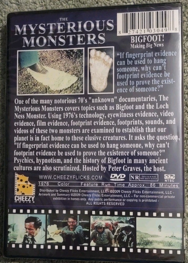 The Mysterious Monsters (DVD, 1976) for sale online | eBay