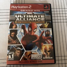 Marvel: Ultimate Alliance Special Edition w/ Bonus Disc - PlayStation 2 ( CIB)