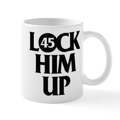 CafePress Lock Him Up 11 Oz Ceramic Mug 11 oz Ceramic Mug (218669616)