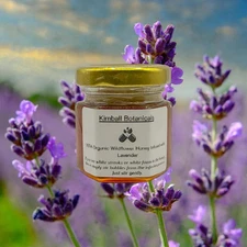 USDA Certified Organic English Lavender Herbal Infused Wildflower Honey