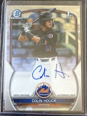 2023 Bowman Draft - Chrome Prospect Autographs Colin Houck #CDA-CH (AU, RC)