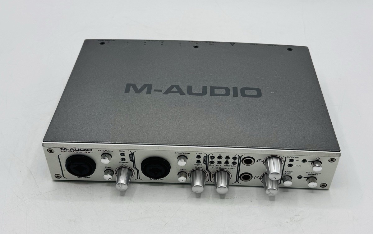 M-Audio FireWire 410 Microphone Receiver MIDI Audio Interface | eBay