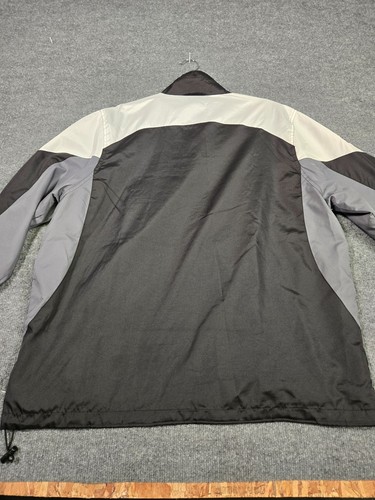 Reebok NFL Pittsburgh Steelers Jacket Men’s L Black Gray Full Zip Windbreaker - Picture 7 of 10