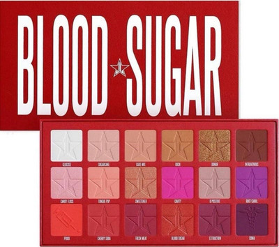 Jeffree Star Cosmetics Blood Sugar Eyeshadow Palette Matte Metallic Shimmer