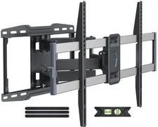 Weatherproof Outdoor TV Mount for 47-86 inch TV, Full Motion TVs Wall Mount T...