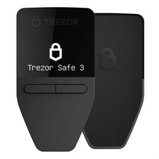 Trezor Safe 3 - Passphrase Secure Element Protected Crypto Hardware Wallet