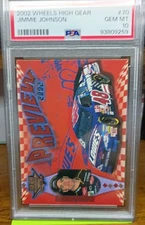 2002 Wheels High Gear - 2002 Preview Jimmie Johnson #70