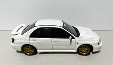 AUTOart Performance 1998 Subaru Impreza WRX STI White/Gold 1:18 Diecast w/ Box