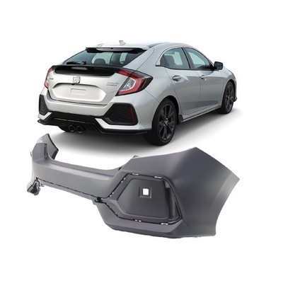 2017-2019 Honda Civic Hatchback Primed Rear Bumper Cover HO1100300