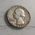 1952-D XF Washington Quarter 90% Silver #1