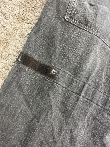 Jeans Marithe Francois Girbaud uomo 42 cargo larghi vintage grigio mimetico Y2K streetwear - Foto 13 di 16