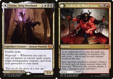 Extus, Oriq Overlord // Awaken the Blood Avatar - Foil STX NM MTG