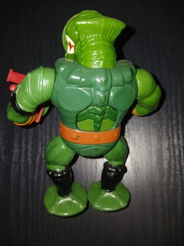 Vintage He-Man Masters of the Universe Leech Two-Tone Back Button Variant Figure