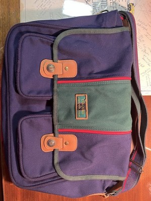Vintage 90s colors by Alexander Julian Messenger Bag.