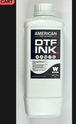 Direct to Film for Epson Printheads Water Based DTF Ink V2 Transfers White 1L