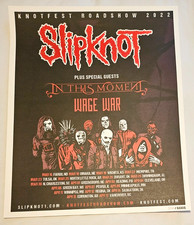Slipknot Poster MINT 2022 Knotfest Roadshow In This Moment #/6666  17x21