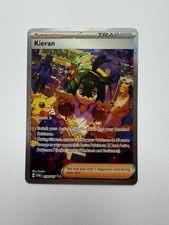 Pokémon Kieran TCG Scarlet & Violet Twilight Masquerade Holo Card 218/167
