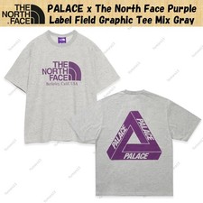 PALACE x The North Face Purple Label Field Graphic Tee Mix Gray