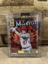 2022 Panini Donruss Marvels Mike Trout M-1 /999 Los Angeles Angels MLB