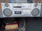 Vintage Ghetto Blaster Boombox Panasonic RX-C100 Stereo 1980s  Parts. Radio Work