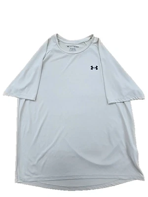 T-shirt blanc à manches courtes Under Armour Team Tech coupe ample XL pour ho... - Photo 1/4