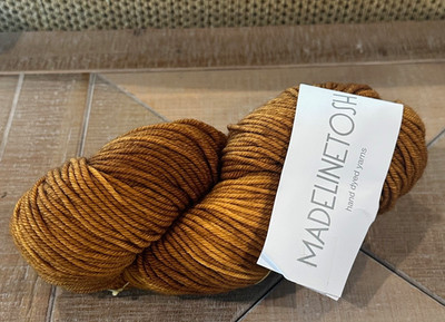 Madelinetosh Tosh Vintage WORSTED Yarn Glazed Pecan 100% Superwash Merino 200yds