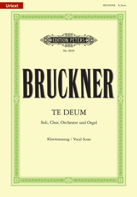 Te Deum (Vocal Score) (Sheet music)