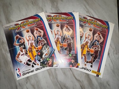 2009-10 Adrenalyn XL Basketball TCG (3) Official Game Boards Sealed w/ 2 Cards
